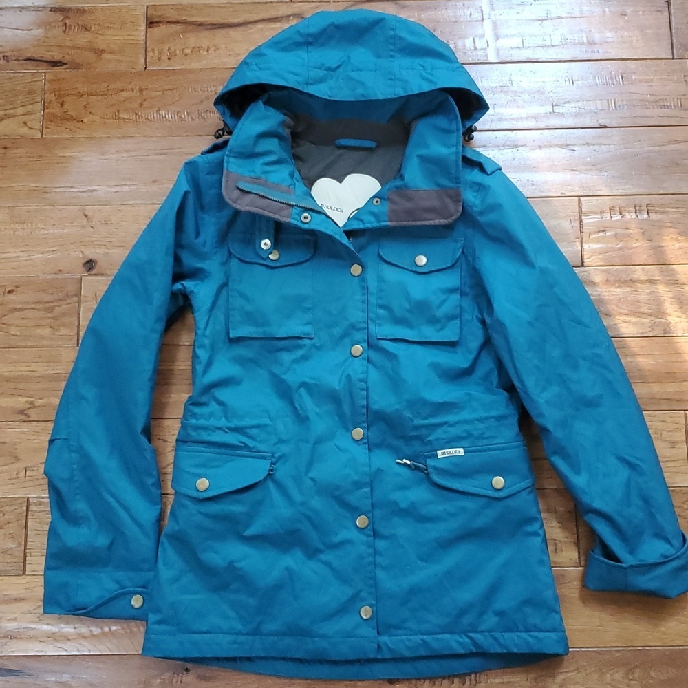 Holden Teal Hooded Ski Snowboard Jacket
